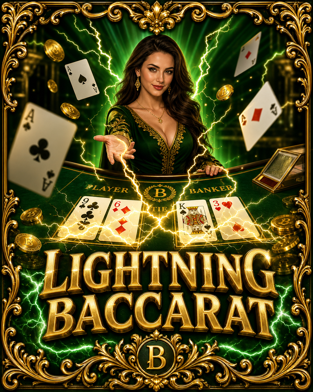 Capa do jogo Lightning Baccarat